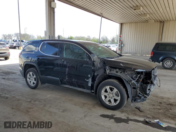 2017 GMC Acadia SLE with VIN 1GKKNRLA7HZ186313, listed as a Copart auction lot 53724775 with 121,864 mi miles and Salvage title. Bid and sale history available at DreamBid. Image 4.