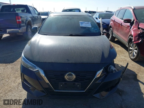 2021 Nissan Sentra SR with VIN 3N1AB8DV9MY279093, listed as a IAAI auction lot 41196889 with 35,876 mi miles. Bid and sale history available at carsss.com. Image 13.