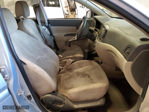 2011 Hyundai Accent GLS with VIN KMHCN4AC1BU615615, listed as a Copart auction lot 52428885 with 122,334 mi miles and Salvage Title. Bid and sale history available at carsss.com. Image 7.