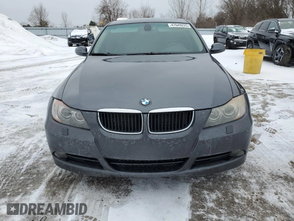 2006 BMW 3 Series 325xi with VIN WBAVD13576KT80097, listed as a Copart auction lot 47649225 with 248,723 mi miles and Salvage title. Bid and sale history available at DreamBid. Image 5.
