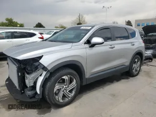2021 Hyundai Santa Fe SE z VIN 5NMS14AJ3MH340916, wystawiony jako Copart lot #54350335 z przebiegiem 27 777 mil mil oraz Szkoda całkowita • Salvage title. Historia ofert i sprzedaży dostępna na DreamBid. Obrazek 1.