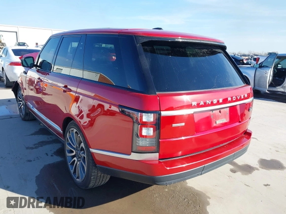 2013 Land Rover Range Rover SC with VIN SALGS2EF8DA115469, listed as a IAAI auction lot 41274925 with 133,432 mi miles and . Bid and sale history available at DreamBid. Image 3.