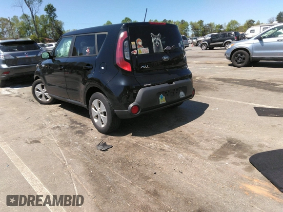 2016 Kia Soul with VIN KNDJN2A23G7357286, listed as a IAAI auction lot 41996883 with 91,008 mi miles. Bid and sale history available at carsss.com. Image 3.