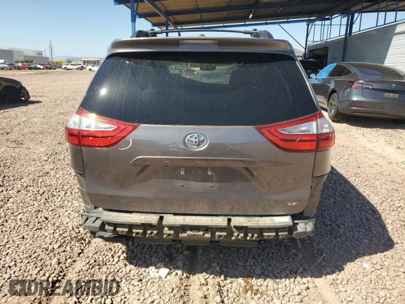 2017 Toyota Sienna LE Auto Access Seat with VIN 5TDKZ3DC0HS887015, listed as a Copart auction lot 52879705 with 114,939 mi miles and Salvage Title. Bid and sale history available at DreamBid. Image 6.
