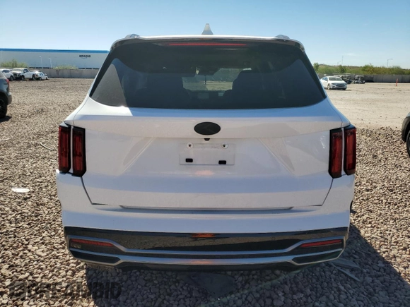 2021 Kia Sorento SX Prestige X-Line with VIN 5XYRKDLF2MG016354, listed as a Copart auction lot 77501394 with 95,352 mi miles and Salvage Title. Bid and sale history available at carsss.com. Image 6.