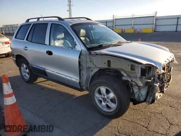 2005 Hyundai Santa Fe GLS with VIN KM8SC13E35U944772, listed as a Copart auction lot 76076634 with 115,754 mi miles and Salvage Title. Bid and sale history available at carsss.com. Image 4.
