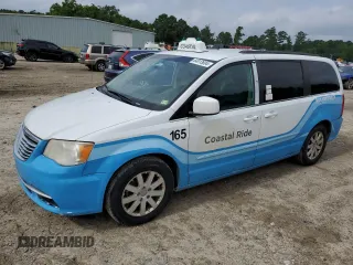 2015 Chrysler Town & Country Touring with VIN 2C4RC1BG7FR637030, listed as a Copart auction lot 64813694 with Not Provided miles and Clean Title. Bid and sale history available at carsss.com. Image 1.