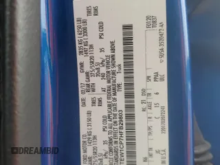 2017 Ford F-150 XL с VIN 1FTEW1CP7HFB29803, выставлен на аукционе Copart как лот 60985995 с пробегом 213 591 миль миль и Списание • Salvage title. История ставок и продаж доступна на DreamBid. Изображение 12.