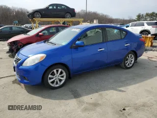 2014 Nissan Versa SV with VIN 3N1CN7AP7EL854158, listed as a Copart auction lot 48670005 with 0 mi miles and Salvage Title. Bid and sale history available at carsss.com. Image 1.