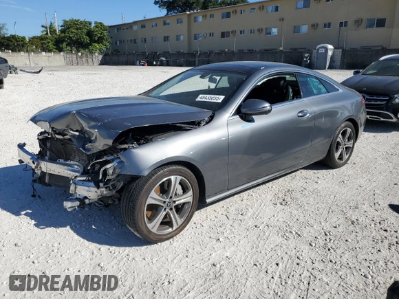 2018 Mercedes-Benz E-Class E 400 with VIN WDD1J6FB0JF020685, listed as a Copart auction lot 48435895 with 49,602 mi miles and Clean Title. Bid and sale history available at carsss.com. Image 1.
