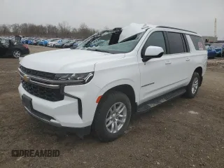 2021 Chevrolet Suburban with VIN 1GNSKAED8MR304013, listed as a Copart auction lot 51750705 with 43,752 mi miles and Salvage title. Bid and sale history available at DreamBid. Image 1.