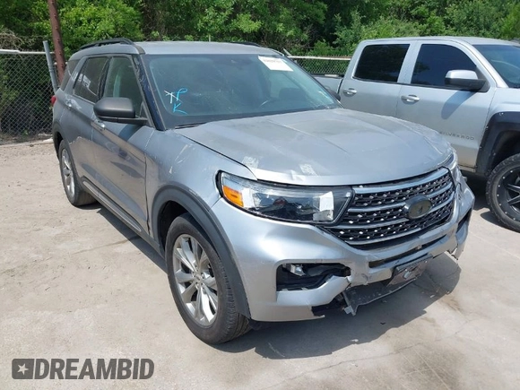 2021 Ford Explorer XLT with VIN 1FMSK7DH1MGC16346, listed as a IAAI auction lot 42029757 with 50,314 mi miles. Bid and sale history available at carsss.com. Image 1.