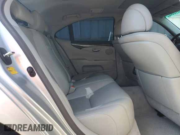 2012 Lexus LS 460 with VIN JTHBL5EFXC5108951, listed as a Copart auction lot 57759625 with 106,835 mi miles and Salvage title. Bid and sale history available at DreamBid. Image 10.