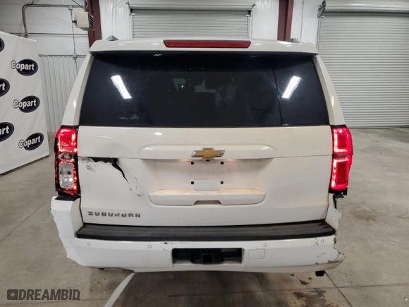 2018 Chevrolet Suburban LT with VIN 1GNSKHKCXJR115671, listed as a Copart auction lot 63240094 with 112,961 mi miles and Clean Title. Bid and sale history available at carsss.com. Image 6.
