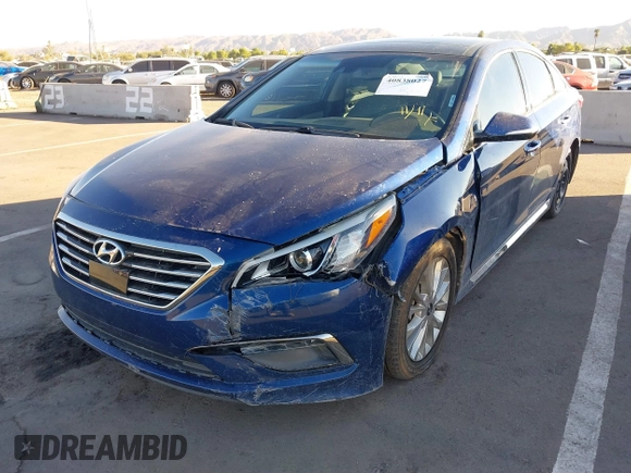 2015 Hyundai Sonata 2.4L Sport with VIN 5NPE34AF5FH011725, listed as a IAAI auction lot 40838027 with 122,472 mi miles. Bid and sale history available at carsss.com. Image 6.