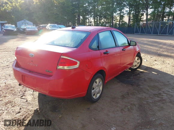 2008 Ford Focus S with VIN 1FAHP34N68W210722, listed as a IAAI auction lot 40556454 with 222,106 mi miles. Bid and sale history available at carsss.com. Image 4.