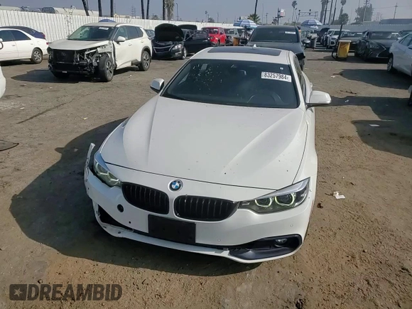 2020 BMW 4 Series 430i with VIN WBA4J1C01LBU67532, listed as a Copart auction lot 83257984 with 68,664 mi miles and Salvage Title. Bid and sale history available at DreamBid. Image 11.