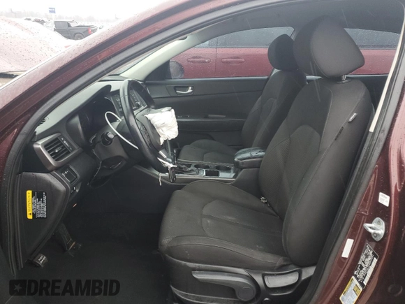 2016 Kia Optima LX Turbo with VIN 5XXGT4L17GG033801, listed as a Copart auction lot 43043075 with 77,203 mi miles and Salvage Title. Bid and sale history available at carsss.com. Image 7.