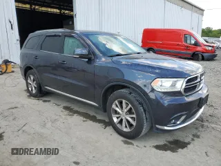 2016 Dodge Durango Limited with VIN 1C4RDHDG8GC330687, listed as a Copart auction lot 54764805 with 102,395 mi miles and Salvage title. Bid and sale history available at DreamBid. Image 4.