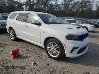 2022 Dodge Durango R/T Plus with VIN 1C4SDJCT0NC225758, listed as a Copart auction lot 42975695 with Not provided miles and Non repairable. Bid and sale history available at DreamBid. Image 4.