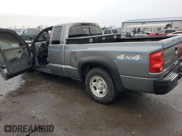 2005 Dodge Dakota ST with VIN 1D7HW22K25S316237, listed as a Copart auction lot 47223115 with Not Provided miles and Salvage Title. Bid and sale history available at DreamBid. Image 2.