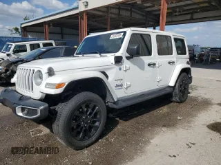 2021 Jeep Wrangler Unlimited Sahara z VIN 1C4JJXP63MW643546, wystawiony jako Copart lot #51092495 z przebiegiem 49 942 mil mil oraz Nie do naprawy • Non repairable. Historia ofert i sprzedaży dostępna na DreamBid. Obrazek 1.