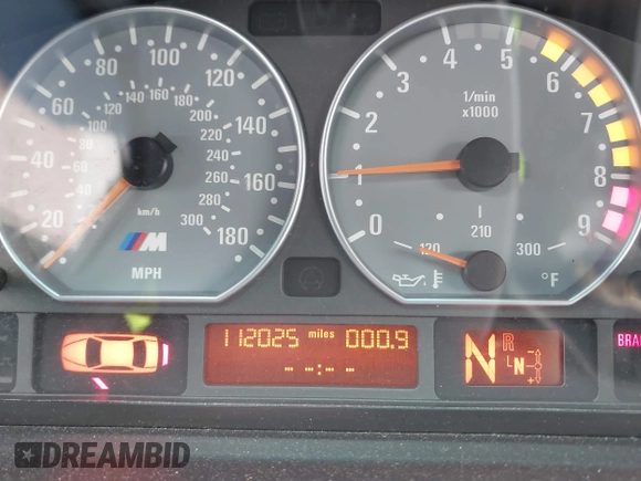 2004 BMW 3 Series M3 with VIN WBSBL93474PN58016, listed as a IAAI auction lot 41937420 with Not Provided miles and . Bid and sale history available at carsss.com. Image 15.