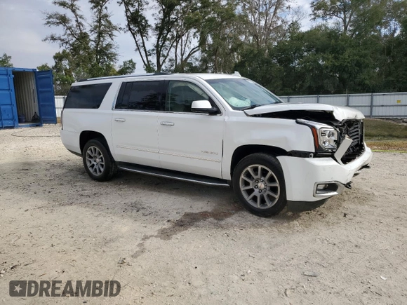 2019 GMC Yukon XL Denali with VIN 1GKS1HKJ2KR178862, listed as a Copart auction lot 86518184 with 44,228 mi miles and Salvage Title. Bid and sale history available at carsss.com. Image 4.