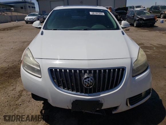 2012 Buick Regal Premium 1 with VIN 2G4GS5EK2C9205762, listed as a Copart auction lot 58182365 with 148,064 mi miles and Salvage title. Bid and sale history available at DreamBid. Image 5.