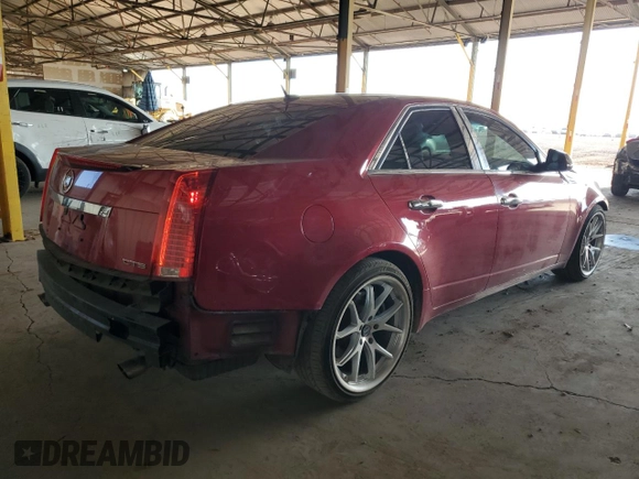 2008 Cadillac CTS RWD w/1SB with VIN 1G6DP57V880111342, listed as a Copart auction lot 73240484 with 88,146 mi miles and Salvage Title. Bid and sale history available at carsss.com. Image 3.