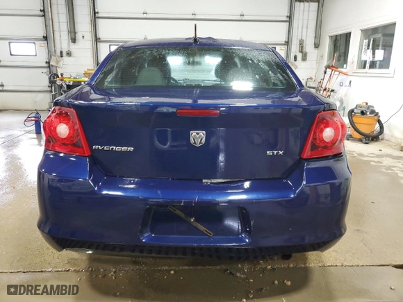 2013 Dodge Avenger SE with VIN 1C3CDZAB4DN741822, listed as a Copart auction lot 53188555 with 99,896 mi miles and Salvage Title. Bid and sale history available at carsss.com. Image 6.