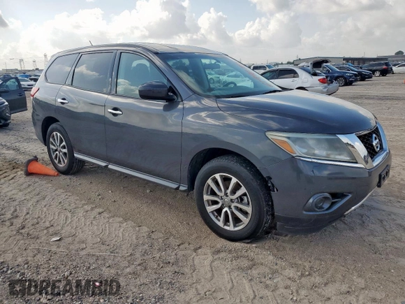 2013 Nissan Pathfinder S with VIN 5N1AR2MN1DC603471, listed as a Copart auction lot 61992725 with 126,343 mi miles and Clean title. Bid and sale history available at DreamBid. Image 4.