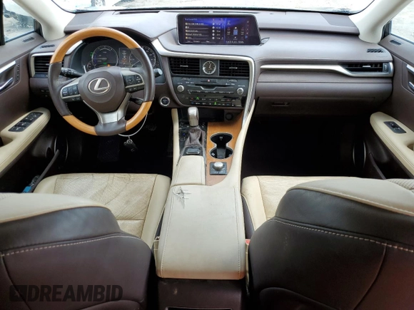 2016 Lexus RX 450h with VIN 2T2BGMCA2GC002702, listed as a Copart auction lot 55608805 with 149,056 mi miles and Salvage title. Bid and sale history available at DreamBid. Image 8.
