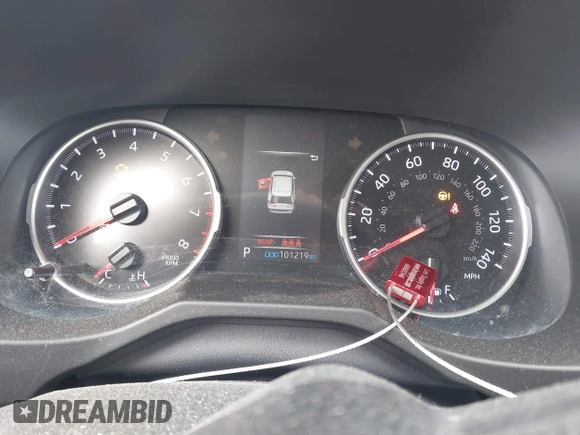 2019 Toyota RAV4 LE with VIN 2T3H1RFV1KW034812, listed as a IAAI auction lot 41016776 with 101,219 mi miles. Bid and sale history available at carsss.com. Image 7.