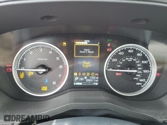 2023 Subaru Forester Premium z VIN JF2SKAECXPH539637, wystawiony jako Copart lot #58744975 z przebiegiem 29 311 mil mil oraz Szkoda całkowita • Salvage title. Historia ofert i sprzedaży dostępna na DreamBid. Obrazek 9.