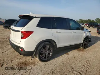 2021 Honda Passport EX-L with VIN 5FNYF7H53MB010829, listed as a Copart auction lot 56399175 with 75,810 mi miles and Salvage Title. Bid and sale history available at DreamBid. Image 3.