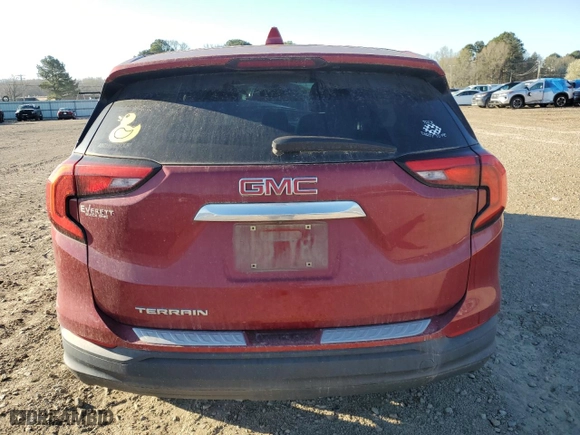 2018 GMC Terrain SLE with VIN 3GKALMEV5JL343273, listed as a Copart auction lot 49296295 with 102,825 mi miles and Salvage Title. Bid and sale history available at carsss.com. Image 6.