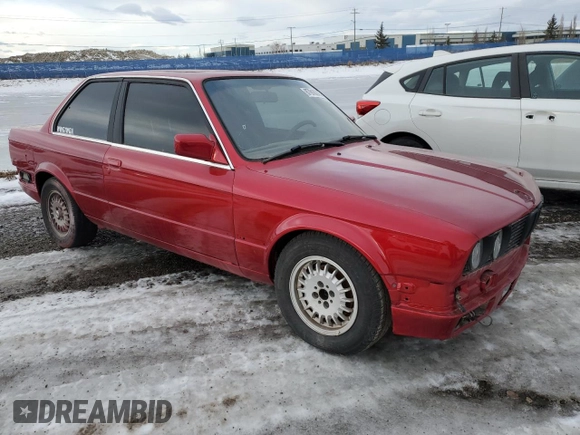 1989 BMW 3 Series 325iS with VIN WBAAA2304KEC49657, listed as a Copart auction lot 87910245 with 0 mi miles and Salvage Title. Bid and sale history available at carsss.com. Image 4.