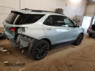 2022 Chevrolet Equinox RS with VIN 2GNAXWEV9N6145728, listed as a Copart auction lot 60309995 with 22,673 mi miles and Salvage title. Bid and sale history available at DreamBid. Image 3.