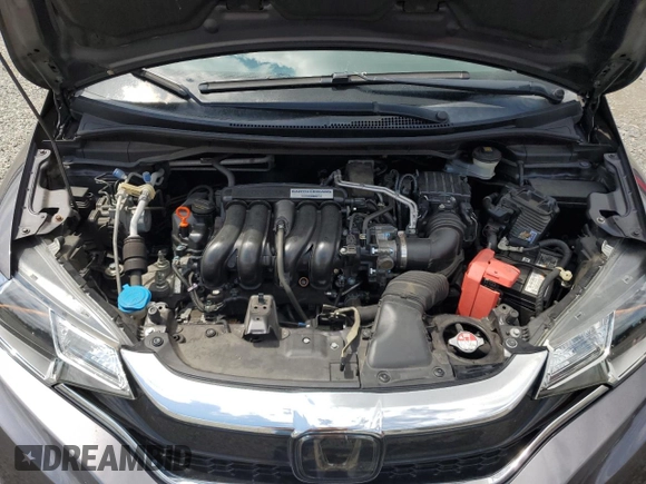 2018 Honda Fit EX-L with VIN 3HGGK5H93JM722376, listed as a Copart auction lot 57913595 with 75,714 mi miles and Salvage title. Bid and sale history available at DreamBid. Image 11.