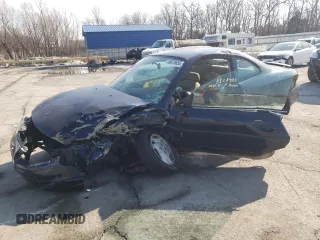 2002 Ford Escort ZX2 Standard with VIN 3FAFP11322R133324, listed as a Copart auction lot 46876655 with 143,367 mi miles and Salvage Title. Bid and sale history available at carsss.com. Image 1.
