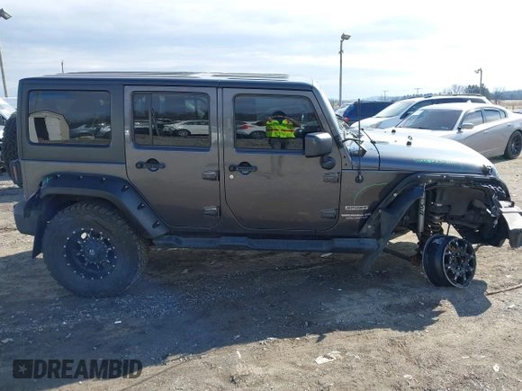 2014 Jeep Wrangler Unlimited Sport with VIN 1C4HJWDG1EL251271, listed as a IAAI auction lot 41647210 with 100,168 mi miles. Bid and sale history available at carsss.com. Image 14.