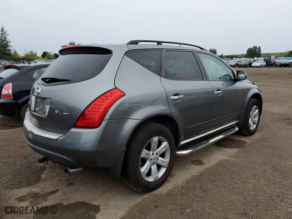 2006 Nissan Murano SL with VIN JN8AZ08W76W541219, listed as a Copart auction lot 65729534 with 258,804 mi miles and Clean Title. Bid and sale history available at carsss.com. Image 3.