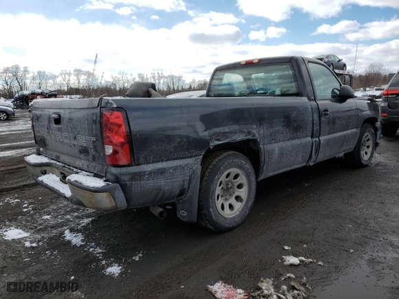 2005 Chevrolet Silverado 1500 Work Truck with VIN 1GCEC14XX5Z318401, listed as a Copart auction lot 44859755 with NaN miles and Clean Title. Bid and sale history available at carsss.com. Image 3.