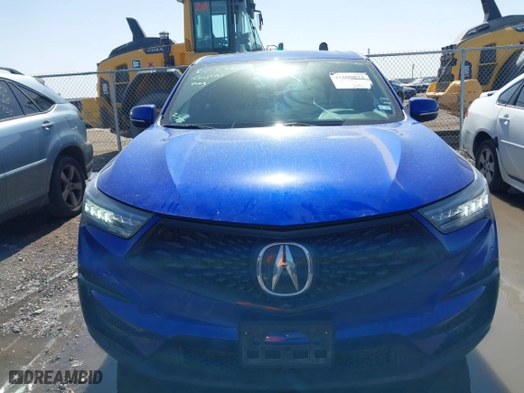 2019 Acura RDX w/A-Spec Pkg with VIN 5J8TC1H60KL000344, listed as a IAAI auction lot 41699822 with 96,076 mi miles. Bid and sale history available at carsss.com. Image 12.
