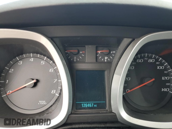 2017 Chevrolet Equinox LS with VIN 2GNALBEK9H6124666, listed as a Copart auction lot 54269075 with 126,467 mi miles and Salvage Title. Bid and sale history available at carsss.com. Image 9.