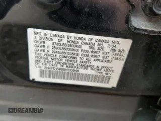 2005 Acura MDX Touring z VIN 2HNYD18985H510948, wystawiony jako Copart lot #49869175 z przebiegiem 199 297 mil mil oraz Szkoda całkowita • Salvage title. Historia ofert i sprzedaży dostępna na DreamBid. Obrazek 13.