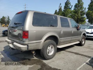 2004 Ford Excursion Eddie Bauer z VIN 1FMSU45P04EC92425, wystawiony jako Copart lot #59355215 z przebiegiem 2 284 375 mil mil oraz Czysty tytuł • Clean title. Historia ofert i sprzedaży dostępna na DreamBid. Obrazek 3.