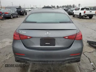2024 Mercedes-Benz C 300 with VIN W1KAF4GB3RR186116, listed as a Copart auction lot 47445815 with Not provided miles and Salvage title. Bid and sale history available at DreamBid. Image 6.