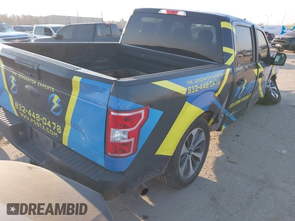 2020 Ford F-150 XL with VIN 1FTEW1CP6LKD42922, listed as a IAAI auction lot 41698709 with 131,218 mi miles. Bid and sale history available at carsss.com. Image 4.